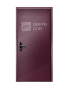 Однопольная глухая ДПМ-01 EI-15 противопожарная дверь со скрытыми петлями